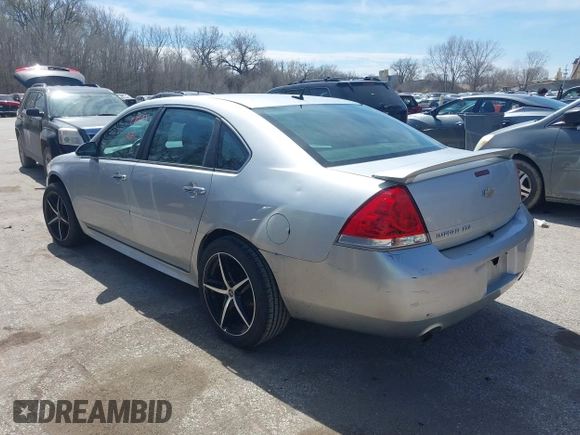 2013 Chevrolet Impala LTZ with VIN 2G1WC5E38D1235332, listed as a IAAI auction lot 41891472 with 137,567 mi miles and . Bid and sale history available at DreamBid. Image 3.