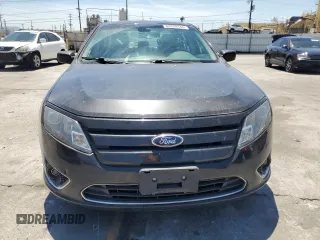 2012 Ford Fusion SEL with VIN 3FAHP0JA3CR270095, listed as a Copart auction lot 64328145 with 76,348 mi miles and Salvage title. Bid and sale history available at DreamBid. Image 5.