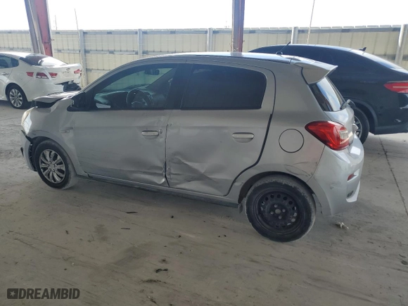 2018 Mitsubishi Mirage ES with VIN ML32A3HJ9JH000802, listed as a Copart auction lot 51684205 with 129,287 mi miles and Salvage Title. Bid and sale history available at carsss.com. Image 2.