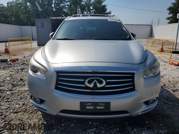 2014 Infiniti QX60 with VIN 5N1AL0MM2EC504690, listed as a Copart auction lot 62055565 with 120,316 mi miles and Salvage title. Bid and sale history available at DreamBid. Image 5.