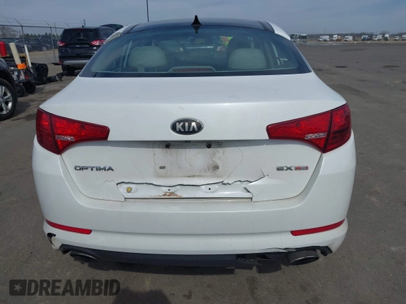 2013 Kia Optima EX with VIN 5XXGN4A7XDG111601, listed as a IAAI auction lot 41810208 with 192,767 mi miles. Bid and sale history available at carsss.com. Image 16.