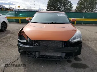 2014 Hyundai Veloster with VIN KMHTC6AD6EU185899, listed as a Copart auction lot 49871335 with 112,787 mi miles and Salvage Title. Bid and sale history available at carsss.com. Image 5.