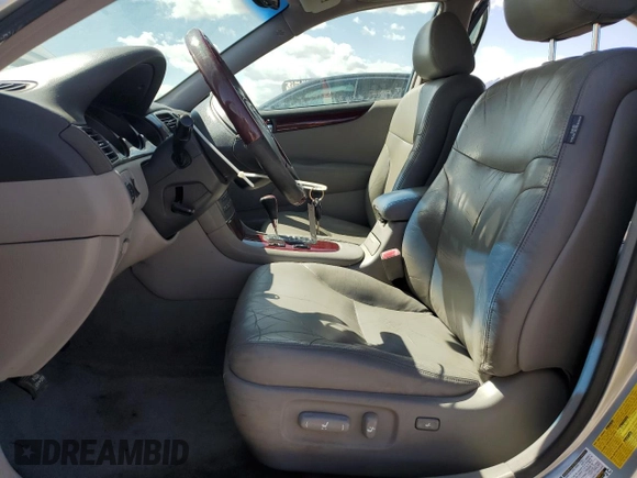 2004 Lexus ES 350 with VIN JTHBA30G340005394, listed as a Copart auction lot 53360095 with 174,664 mi miles and Salvage Title. Bid and sale history available at DreamBid. Image 7.