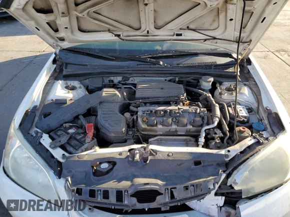 2004 Honda Civic z VIN 1HGEN26524L000111, wystawiony jako Copart lot #77608444 z przebiegiem Nie podano mil oraz Szkoda całkowita • Salvage title. Historia ofert i sprzedaży dostępna na DreamBid. Obrazek 11.
