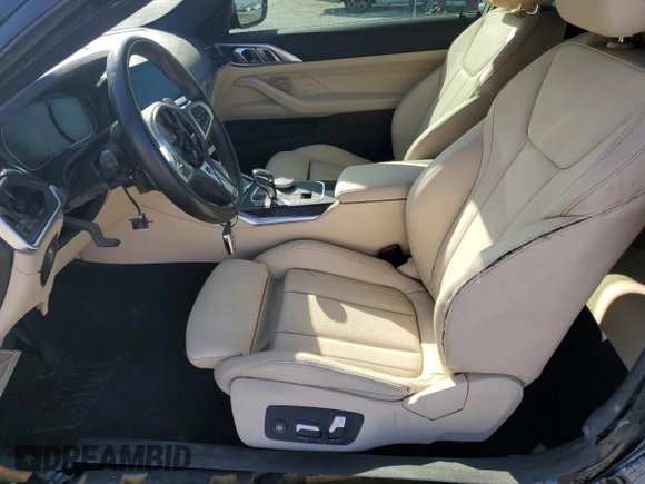 2021 BMW 4 Series 430i with VIN WBA53AP06MCG25175, listed as a Copart auction lot 87046074 with 46,014 mi miles and Clean Title. Bid and sale history available at DreamBid. Image 7.