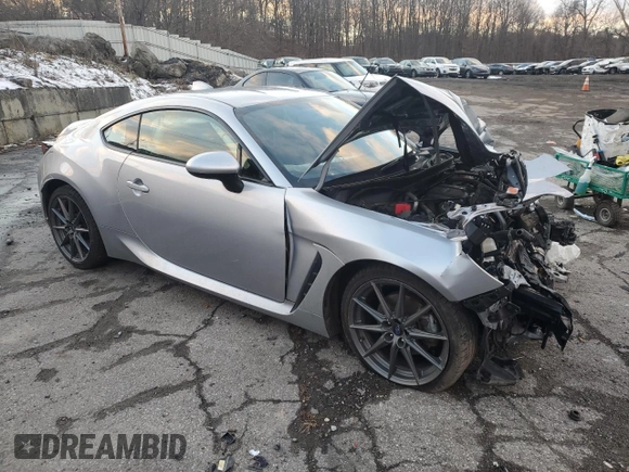 2022 Subaru BRZ Limited with VIN JF1ZDBE1XN9701372, listed as a Copart auction lot 83479204 with Not provided miles and Salvage title. Bid and sale history available at DreamBid. Image 4.