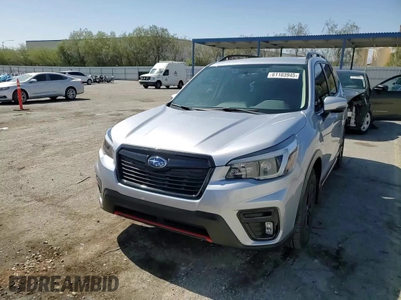 2021 Subaru Forester Special Sports with VIN JF2SKARC3MH530395, listed as a Copart auction lot 61103945 with 20,212 mi miles and Salvage title. Bid and sale history available at DreamBid. Image 15.