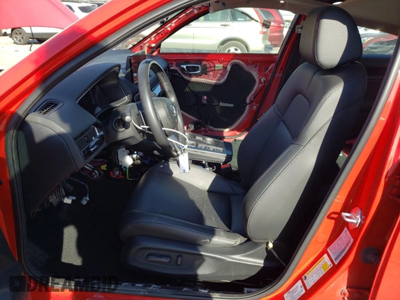 2022 Honda Civic Sedan Touring with VIN 2HGFE1F96NH329314, listed as a Copart auction lot 77998444 with 23,137 mi miles and Salvage Title. Bid and sale history available at carsss.com. Image 7.