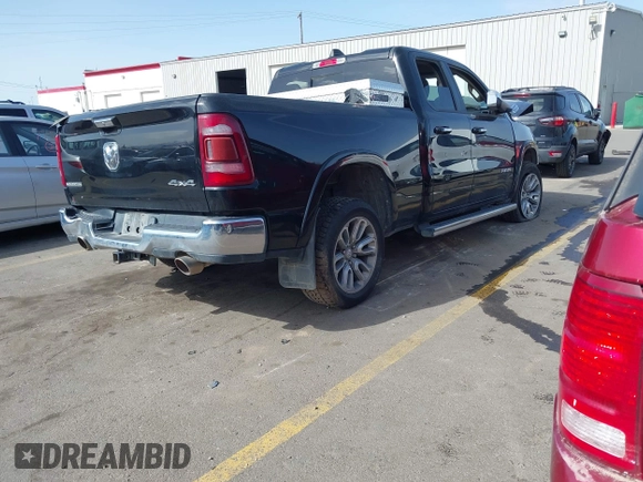 2019 Ram 1500 Laramie with VIN 1C6SRFDTXKN545769, listed as a IAAI auction lot 41969816 with 98,230 mi miles. Bid and sale history available at carsss.com. Image 4.