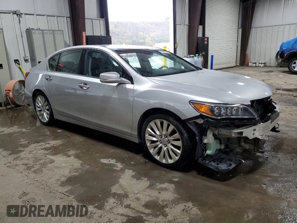 2014 Acura RLX Advance Pkg with VIN JH4KC1F99EC000921, listed as a Copart auction lot 80943004 with 149,250 mi miles and Salvage Title. Bid and sale history available at carsss.com. Image 4.
