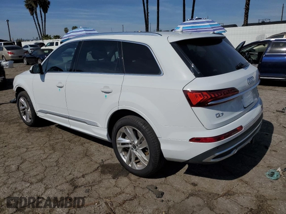 2023 Audi Q7 Premium z VIN WA1ACBF76PD017751, wystawiony jako Copart lot #44049515 z przebiegiem 24 572 mil mil oraz Szkoda całkowita • Salvage title. Historia ofert i sprzedaży dostępna na DreamBid. Obrazek 2.