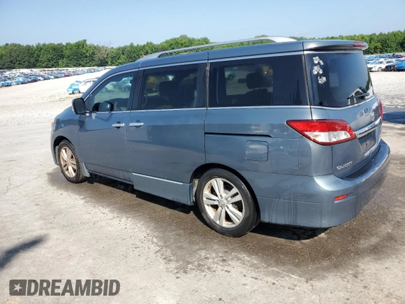 2011 Nissan Quest SL z VIN JN8AE2KP6B9009056, wystawiony jako Copart lot #62034635 z przebiegiem 132 065 mil mil oraz Czysty tytuł • Clean title. Historia ofert i sprzedaży dostępna na DreamBid. Obrazek 2.