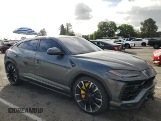 2019 Lamborghini Urus z VIN ZPBUA1ZL3KLA05964, wystawiony jako Copart lot #43809525 z przebiegiem 28 338 mil mil oraz Szkody całkowita. Historia ofert i sprzedaży dostępna na DreamBid. Obrazek 4.
