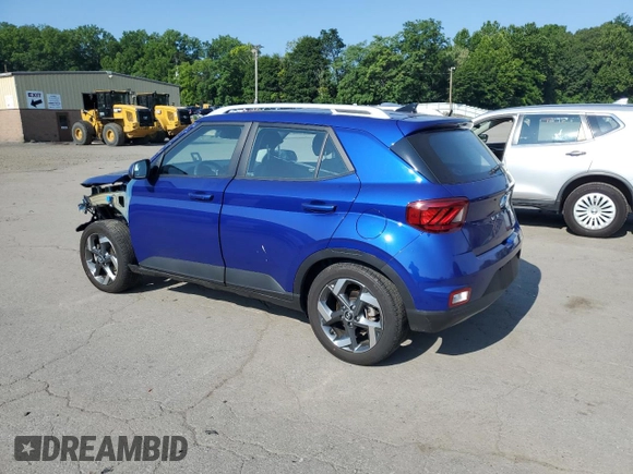 2022 Hyundai Venue Limited with VIN KMHRC8A3XNU204502, listed as a Copart auction lot 66314325 with 16,282 mi miles and Salvage title. Bid and sale history available at DreamBid. Image 2.