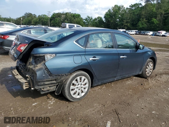 2014 Nissan Sentra S with VIN 3N1AB7AP7EY248099, listed as a Copart auction lot 54675805 with 111,642 mi miles and Salvage Title. Bid and sale history available at DreamBid. Image 3.