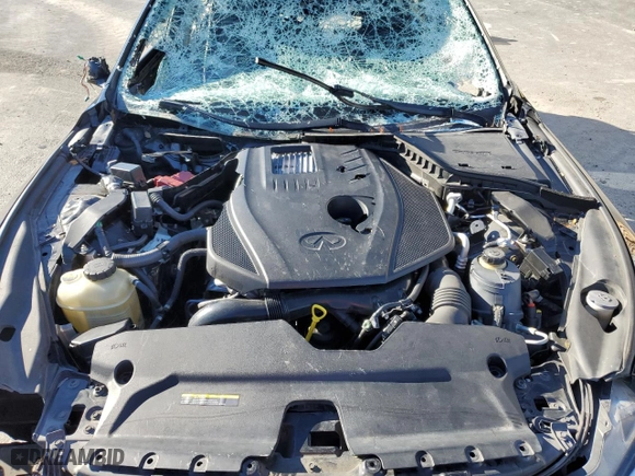 2017 Infiniti Q50 2.0t with VIN JN1CV7AP5HM640795, listed as a Copart auction lot 82435654 with NaN miles and Salvage Title. Bid and sale history available at carsss.com. Image 12.