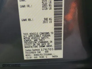 2014 Nissan Altima 2.5 with VIN 1N4AL3APXEC176705, listed as a Copart auction lot 46404375 with 127,973 mi miles and Salvage Title. Bid and sale history available at carsss.com. Image 14.