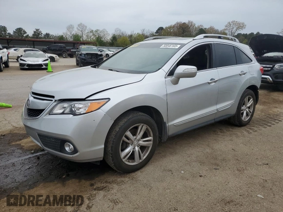 2015 Acura RDX Tech Pkg with VIN 5J8TB3H51FL013762, listed as a Copart auction lot 50046165 with 137,143 mi miles and Salvage Title. Bid and sale history available at carsss.com. Image 1.