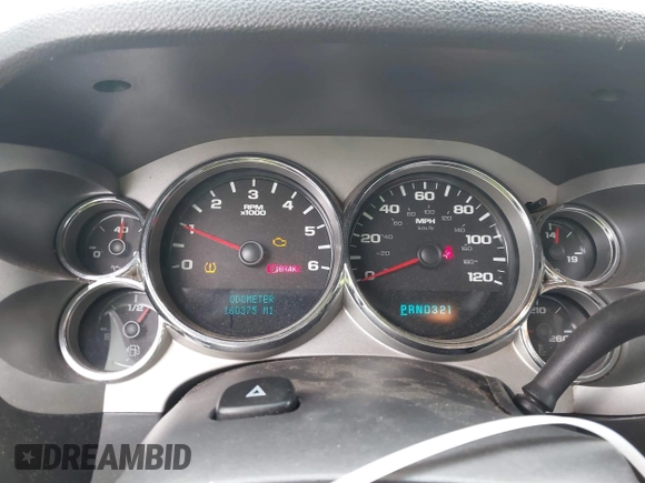 2007 Chevrolet Silverado 1500 LT w/2LT with VIN 2GCEC19J771643877, listed as a IAAI auction lot 41952197 with 160,375 mi miles. Bid and sale history available at carsss.com. Image 7.