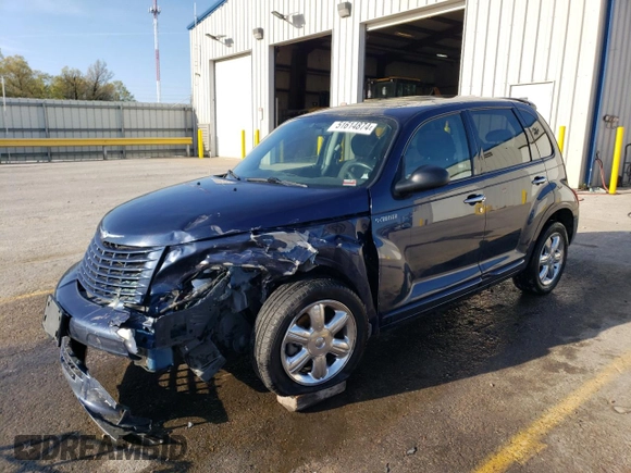 2005 Chrysler PT Cruiser Limited with VIN 3C8FY68B55T603479, listed as a Copart auction lot 51614874 with 151,120 mi miles and Salvage Title. Bid and sale history available at carsss.com. Image 1.