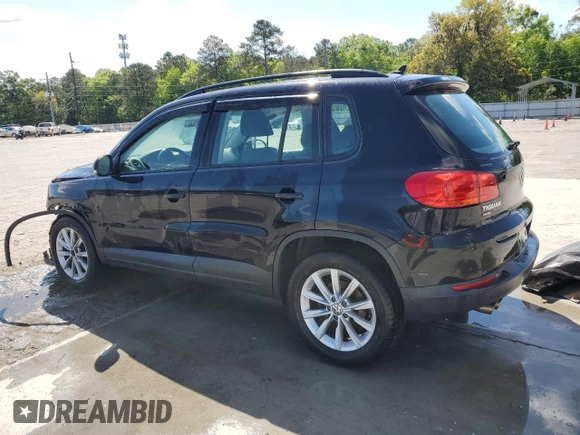 2017 Volkswagen Tiguan S with VIN WVGAV7AXXHK054783, listed as a Copart auction lot 52414725 with 156,671 mi miles and Salvage Title. Bid and sale history available at DreamBid. Image 2.