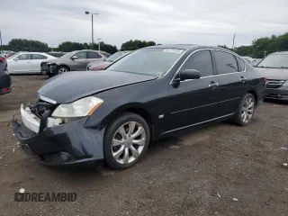 2007 Infiniti M x with VIN JNKAY01FX7M461160, listed as a Copart auction lot 61771455 with 180,048 mi miles and Salvage title. Bid and sale history available at DreamBid. Image 1.