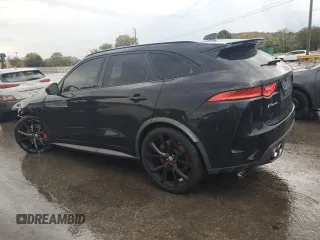 2020 Jaguar F-Pace SVR with VIN SADCZ2EE3LA617303, listed as a Copart auction lot 73005284 with 85,521 mi miles and Salvage Title. Bid and sale history available at DreamBid. Image 2.