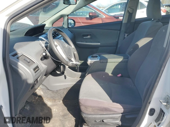 2012 Toyota Prius Two with VIN JTDZN3EU2C3018444, listed as a Copart auction lot 49253495 with 207,373 mi miles and Salvage Title. Bid and sale history available at DreamBid. Image 7.