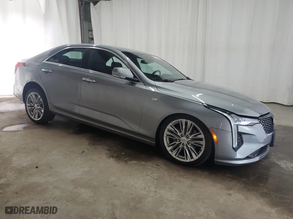 2024 Cadillac CT4 Premium Luxury with VIN 1G6DB5RK3R0113342, listed as a Copart auction lot 85307904 with 27,347 mi miles and Clean Title. Bid and sale history available at carsss.com. Image 4.
