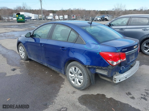 2013 Chevrolet Cruze LS with VIN 1G1PA5SGXD7118064, listed as a IAAI auction lot 41596937 with 89,529 mi miles. Bid and sale history available at carsss.com. Image 3.