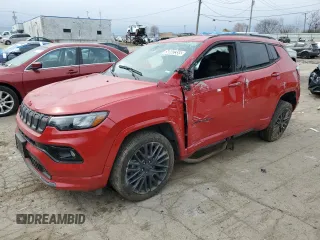 2022 Jeep Compass (RED) Edition with VIN 3C4NJDCB7NT211830, listed as a Copart auction lot 50802355 with 63,090 mi miles and Non Repairable. Bid and sale history available at DreamBid. Image 1.
