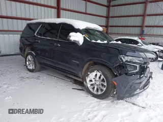2023 Chevrolet Tahoe Premier with VIN 1GNSKSKL6PR545302, listed as a IAAI auction lot 41017179 with 16,877 mi miles and . Bid and sale history available at DreamBid. Image 1.