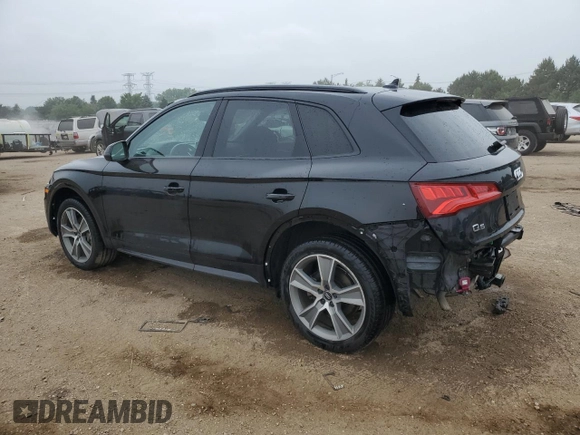 2020 Audi Q5 Premium Plus with VIN WA1BNAFY4L2065613, listed as a Copart auction lot 60804035 with 52,698 mi miles and Salvage title. Bid and sale history available at DreamBid. Image 2.