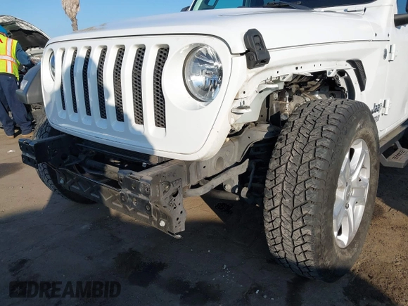 2021 Jeep Wrangler Unlimited Sport S с VIN 1C4HJXDN2MW511629, выставлен на аукционе IAAI как лот 41349997 с пробегом 72 267 миль миль и . История ставок и продаж доступна на DreamBid. Изображение 6.