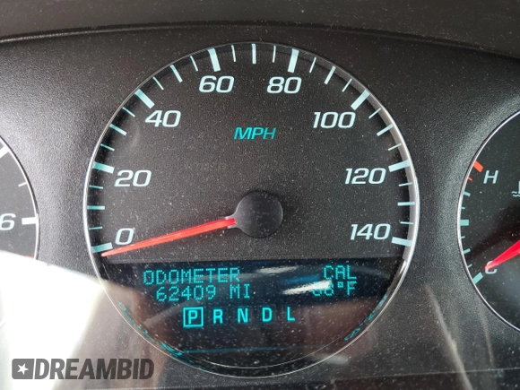 2014 Chevrolet Impala LT with VIN 2G1WB5E39E1130562, listed as a Copart auction lot 64448415 with 62,409 mi miles and Salvage title. Bid and sale history available at DreamBid. Image 9.