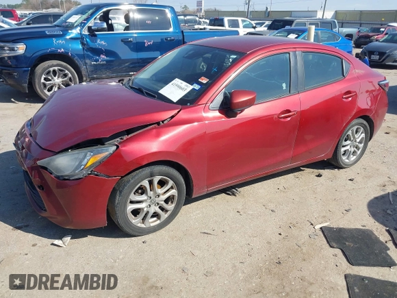 2016 Scion iA with VIN 3MYDLBZVXGY108176, listed as a IAAI auction lot 41590603 with 227,001 mi miles. Bid and sale history available at carsss.com. Image 2.