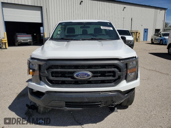 2023 Ford F-150 XL with VIN 1FTMF1CB6PKE57932, listed as a Copart auction lot 45393095 with 48,925 mi miles and Salvage Title. Bid and sale history available at carsss.com. Image 5.