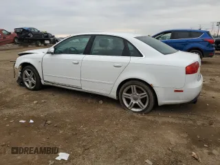 2007 Audi A4 2.0T with VIN WAUDF78E67A184080, listed as a Copart auction lot 47396885 with 195,545 mi miles and Salvage Title. Bid and sale history available at carsss.com. Image 2.