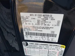 2010 Ford F-150 XL с VIN 1FTEW1E87AFC49449, выставлен на аукционе IAAI как лот 41312515 с пробегом 226 355 миль миль и . История ставок и продаж доступна на DreamBid. Изображение 9.