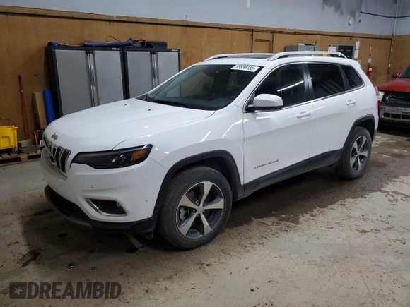 2021 Jeep Cherokee Limited with VIN 1C4PJMDX3MD229961, listed as a Copart auction lot 58668185 with 33,092 mi miles and Clean title. Bid and sale history available at DreamBid. Image 1.