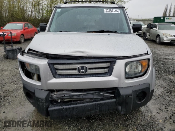 2008 Honda Element EX with VIN 5J6YH18758L000406, listed as a Copart auction lot 52365135 with 193,725 mi miles and Salvage Title. Bid and sale history available at DreamBid. Image 5.