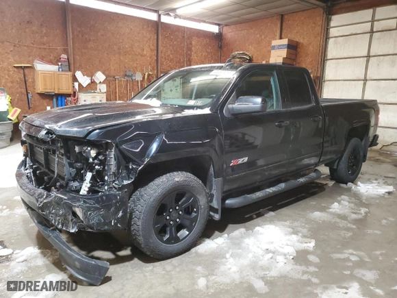 2019 Chevrolet Silverado 1500 LD LT with VIN 2GCVKPEC7K1233196, listed as a Copart auction lot 44493055 with 97,416 mi miles and Salvage Title. Bid and sale history available at carsss.com. Image 1.