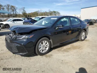 2025 Toyota Camry LE with VIN 4T1DAACKXSU530677, listed as a Copart auction lot 81171694 with 5,746 mi miles and Salvage Title. Bid and sale history available at carsss.com. Image 1.