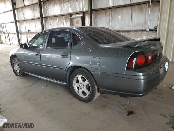 2004 Chevrolet Impala LS with VIN 2G1WH52KX49361495, listed as a Copart auction lot 43180995 with 129,705 mi miles and Salvage Title. Bid and sale history available at carsss.com. Image 2.