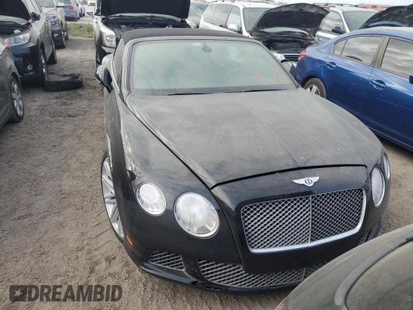 2014 Bentley Continental GT with VIN SCBGC3ZA9EC089787, listed as a Copart auction lot 74439864 with Not Provided miles and Salvage Title. Bid and sale history available at DreamBid. Image 5.