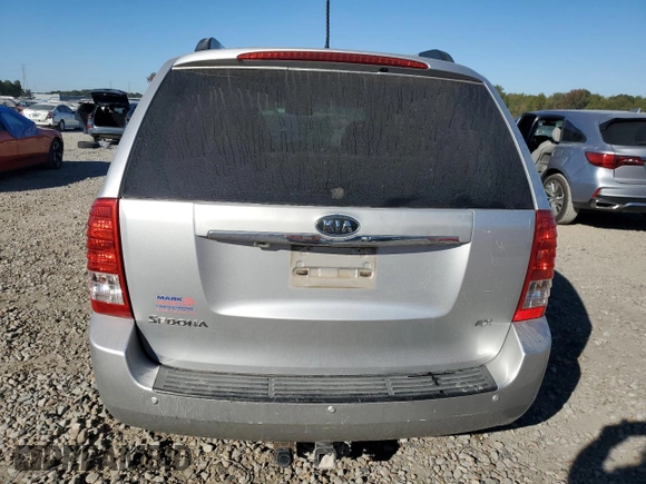 2012 Kia Sedona EX with VIN KNDMH4C70C6487793, listed as a Copart auction lot 76566304 with 286,616 mi miles and Salvage Title. Bid and sale history available at carsss.com. Image 6.