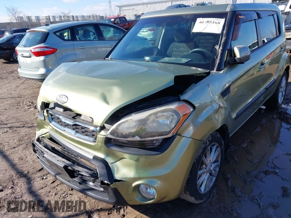 2012 Kia Soul + with VIN KNDJT2A65C7431102, listed as a IAAI auction lot 40795168 with 78,288 mi miles. Bid and sale history available at carsss.com. Image 6.