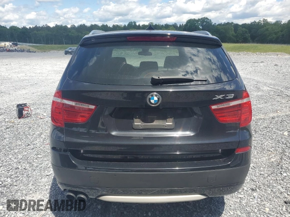 2013 BMW X3 xDrive28i with VIN 5UXWX9C54D0A32782, listed as a Copart auction lot 55634145 with 179,528 mi miles and Clean Title. Bid and sale history available at DreamBid. Image 6.