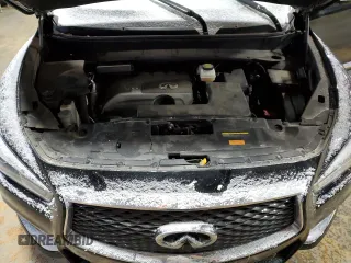 2019 Infiniti QX60 Luxe z VIN 5N1DL0MM0KC527362, wystawiony jako Copart lot #45854705 z przebiegiem 90 075 mil mil oraz Szkody całkowita. Historia ofert i sprzedaży dostępna na DreamBid. Obrazek 14.