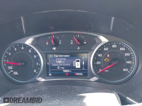 2019 Chevrolet Equinox LT z VIN 2GNAXKEV6K6124145, wystawiony jako IAAI lot #41763497 z przebiegiem 79 264 mil mil oraz . Historia ofert i sprzedaży dostępna na DreamBid. Obrazek 7.